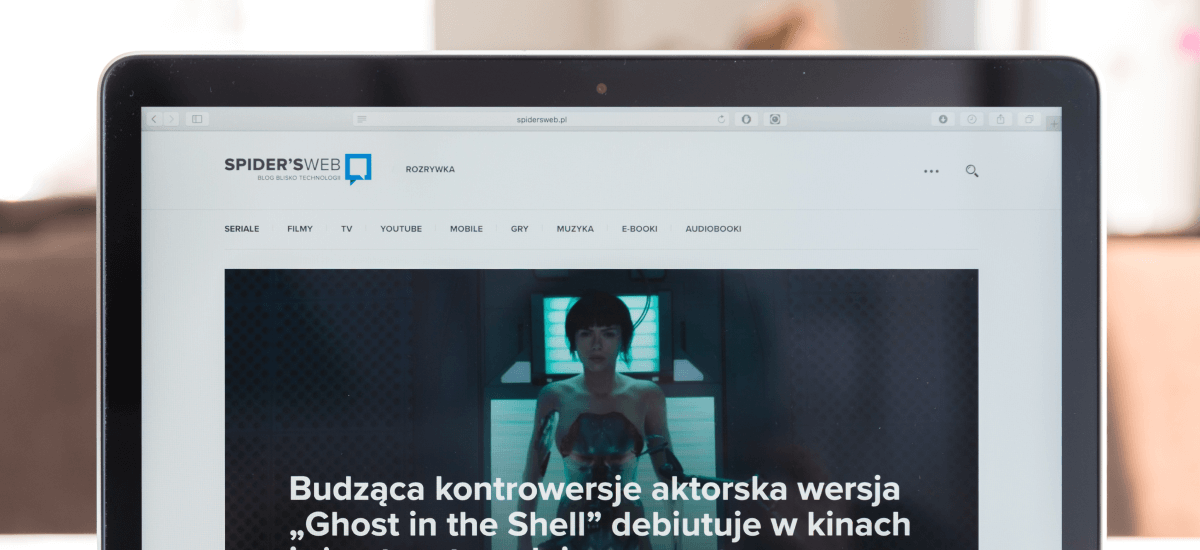 Zapraszamy na nowe Spider's Web Rozrywka!
