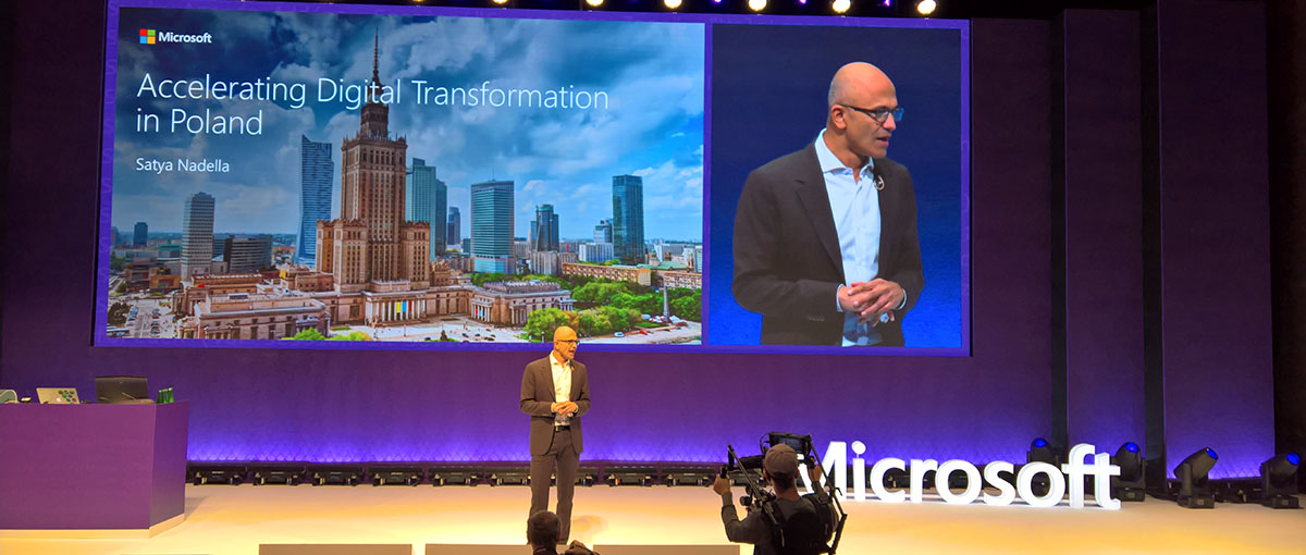 Satya Nadella w Polsce