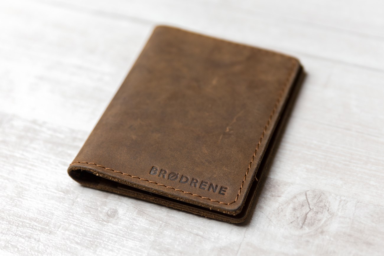 Brodrene - thin wallet - slim wallet