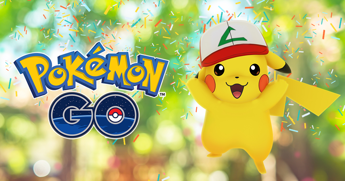 pokemon go anniversary event ash pikachu