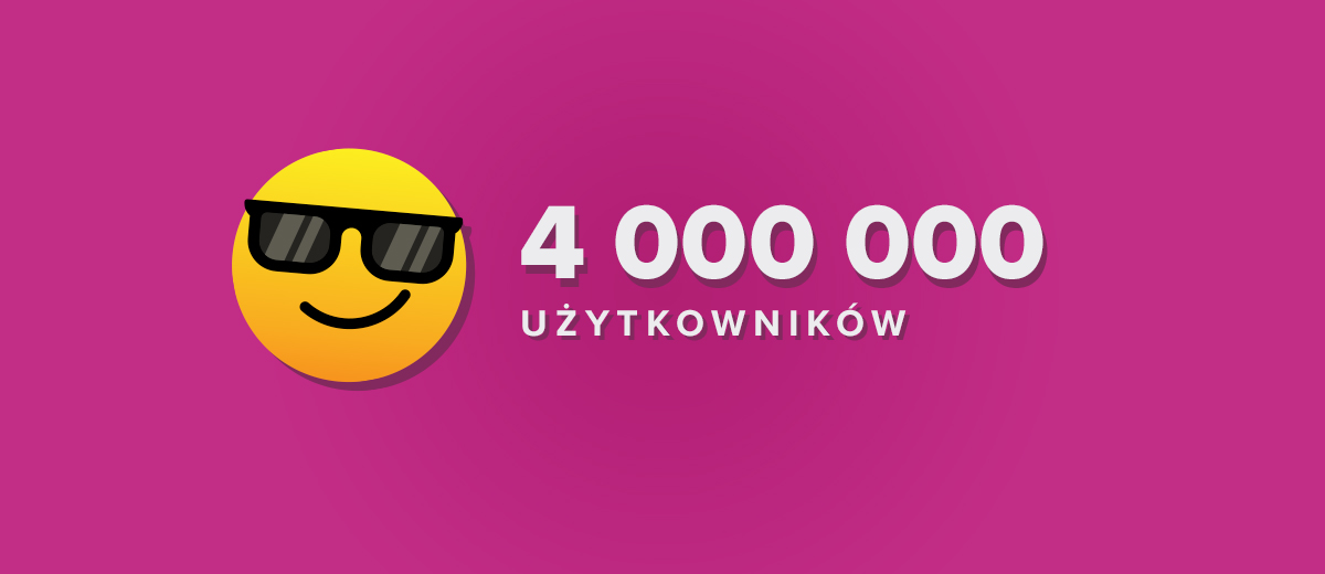 4 miliony użytkowników miesięcznie na Spider's Web!
