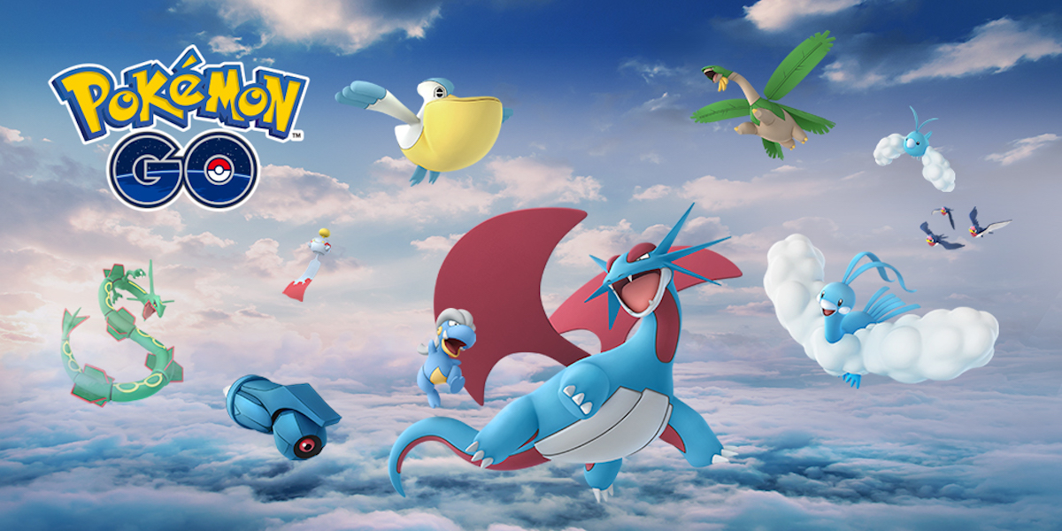 pokemon go hoenn 3 generacja kolejna tura event walentynki Rayquaza