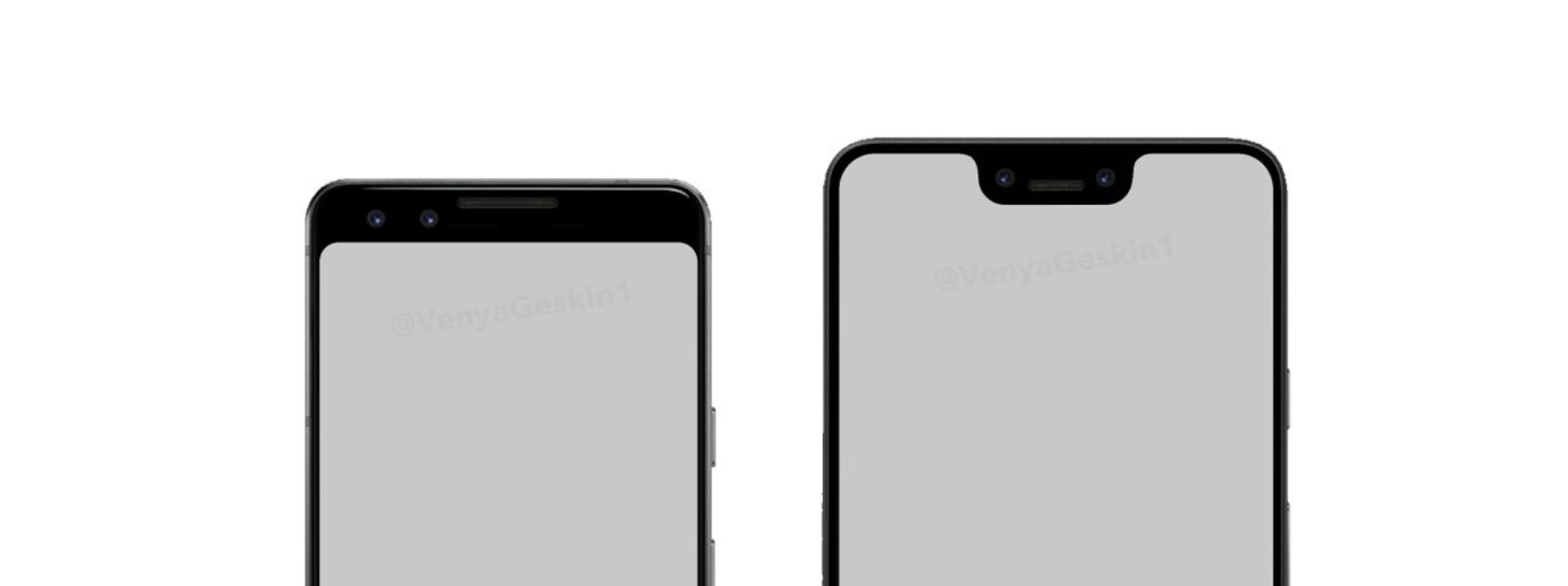 Google Pixel 3 i Pixel 3XL na pierwszych renderach. Cóż, piękne nie będą