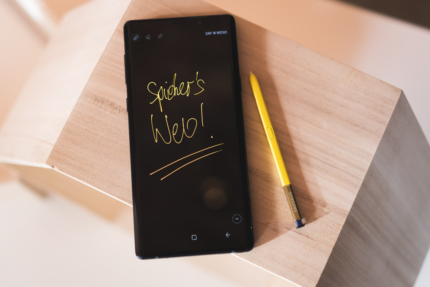 Samsung Galaxy Note 9 rysik S Pen