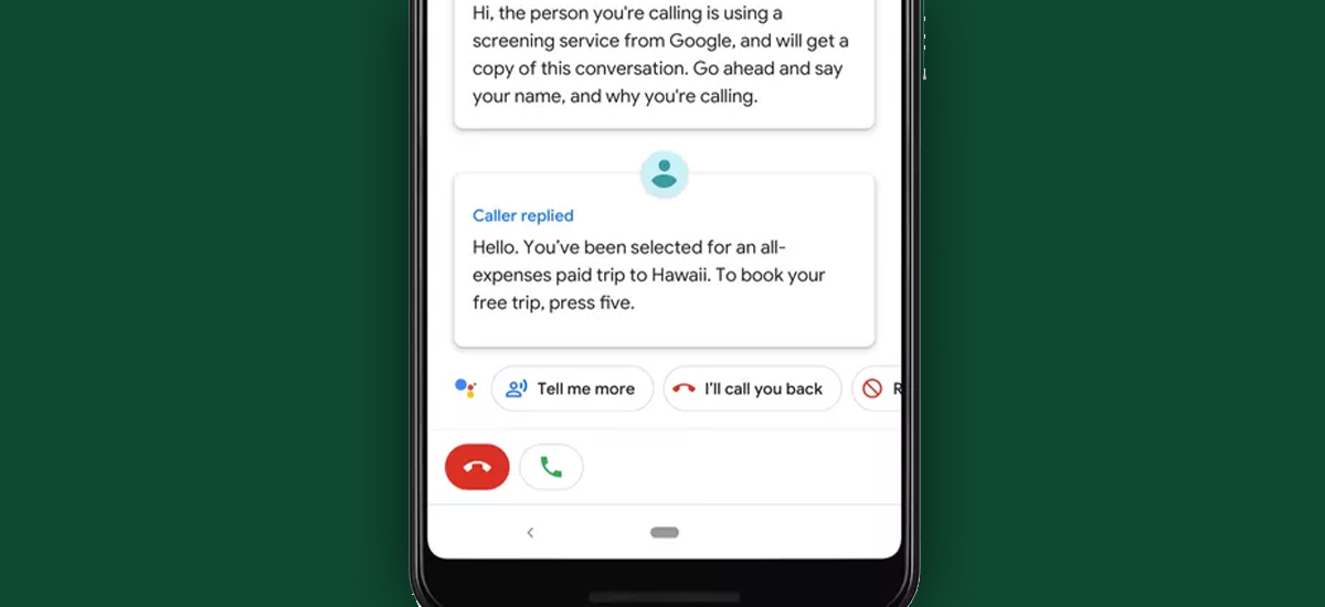 call screen