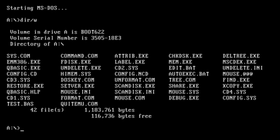 ms-dos history