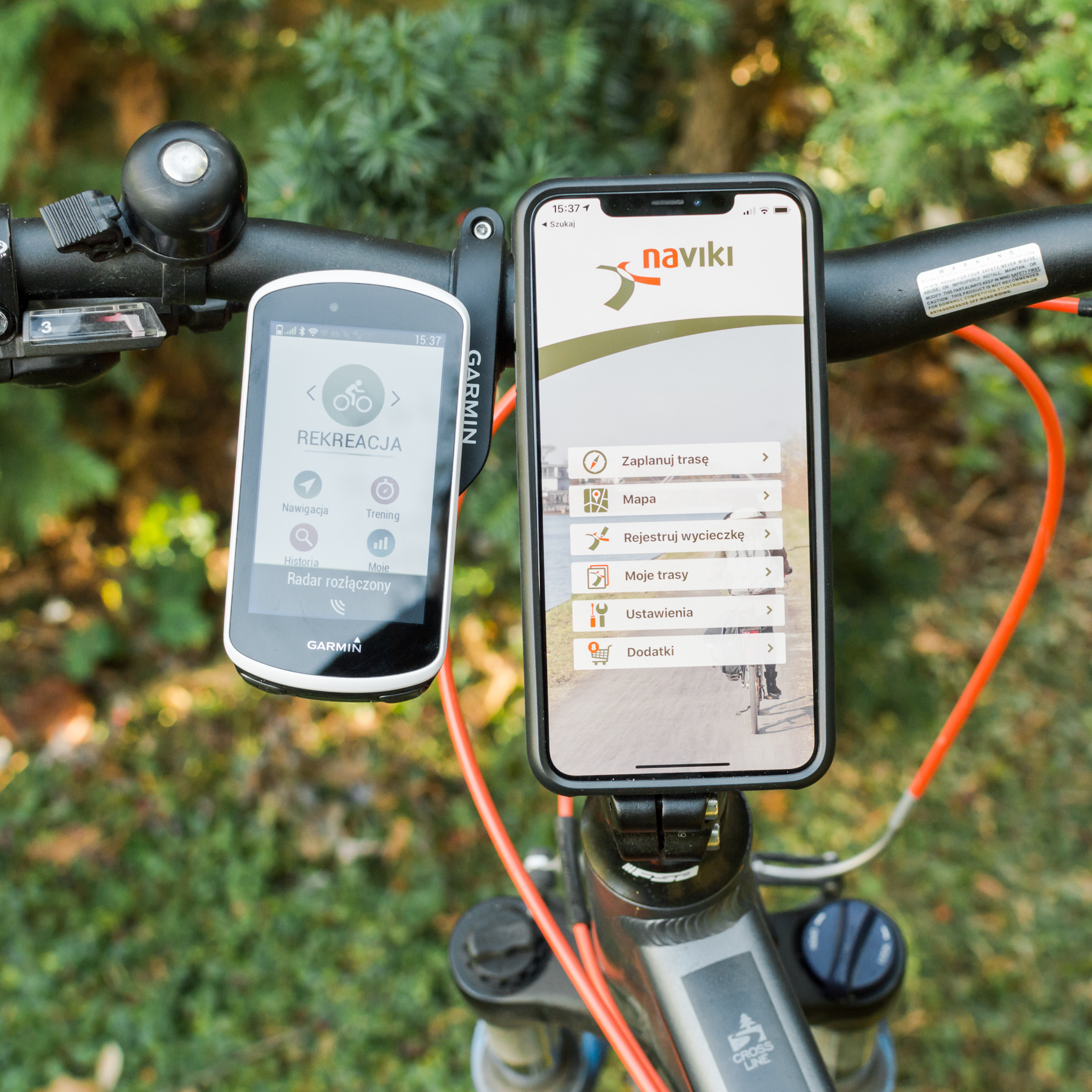 Nawigacja rowerowa czy aplikacja na telefon? Sprawdziłem i