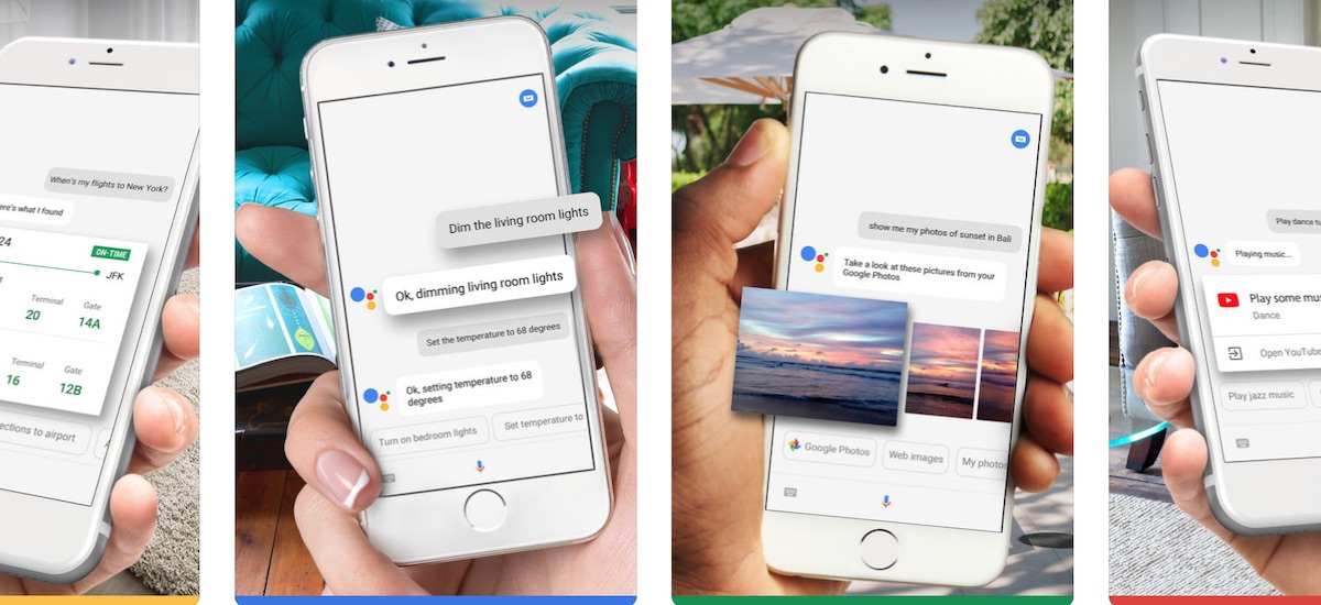 how to make google assistant default on iphone