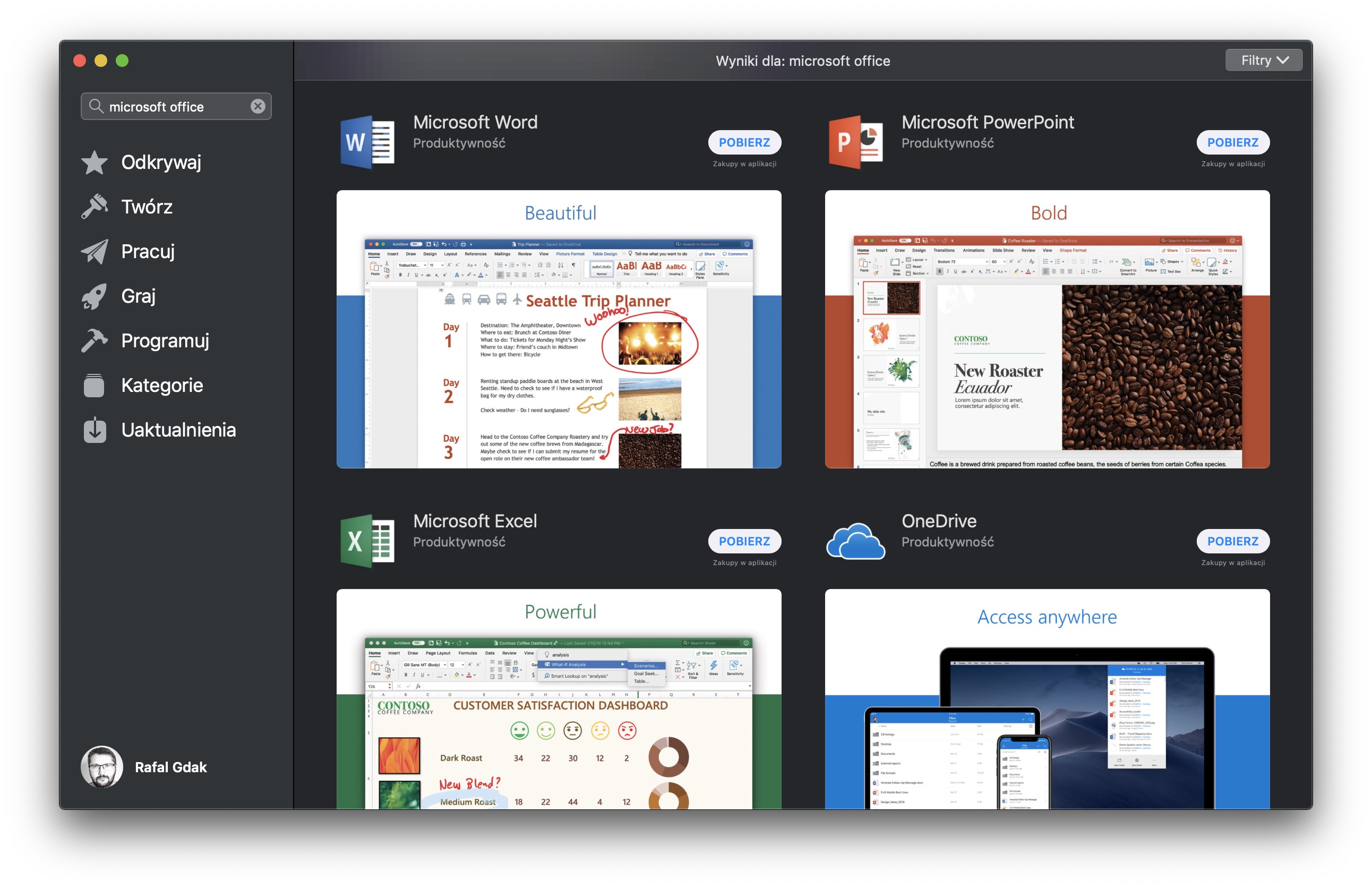 microsoft office for mac app store