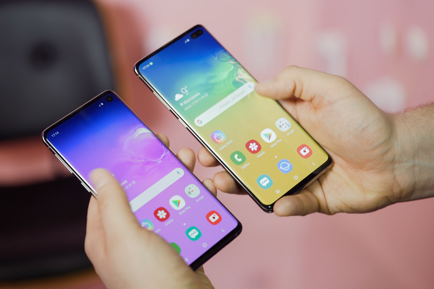 samsung galaxy s10 and s10 plus