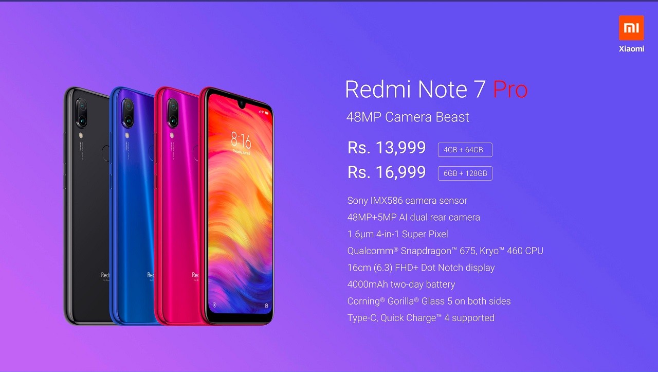 Xiaomi Redmi Note 7 Pro