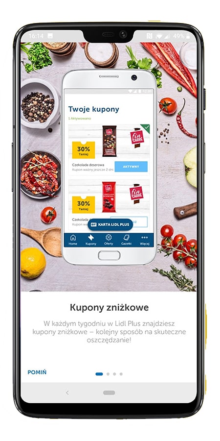 Aplikacja lidl kupony