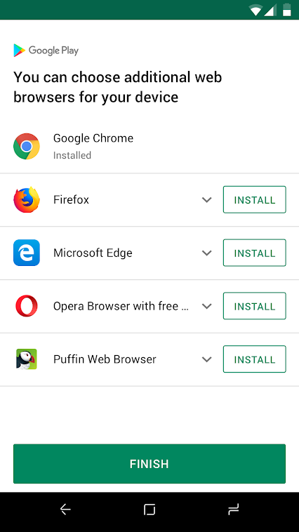 popular browsers on your phone