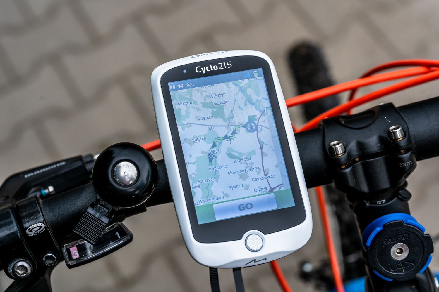 11 times YES and 3 times NO - review of the bike navigation Mio Cyclo 215 HC