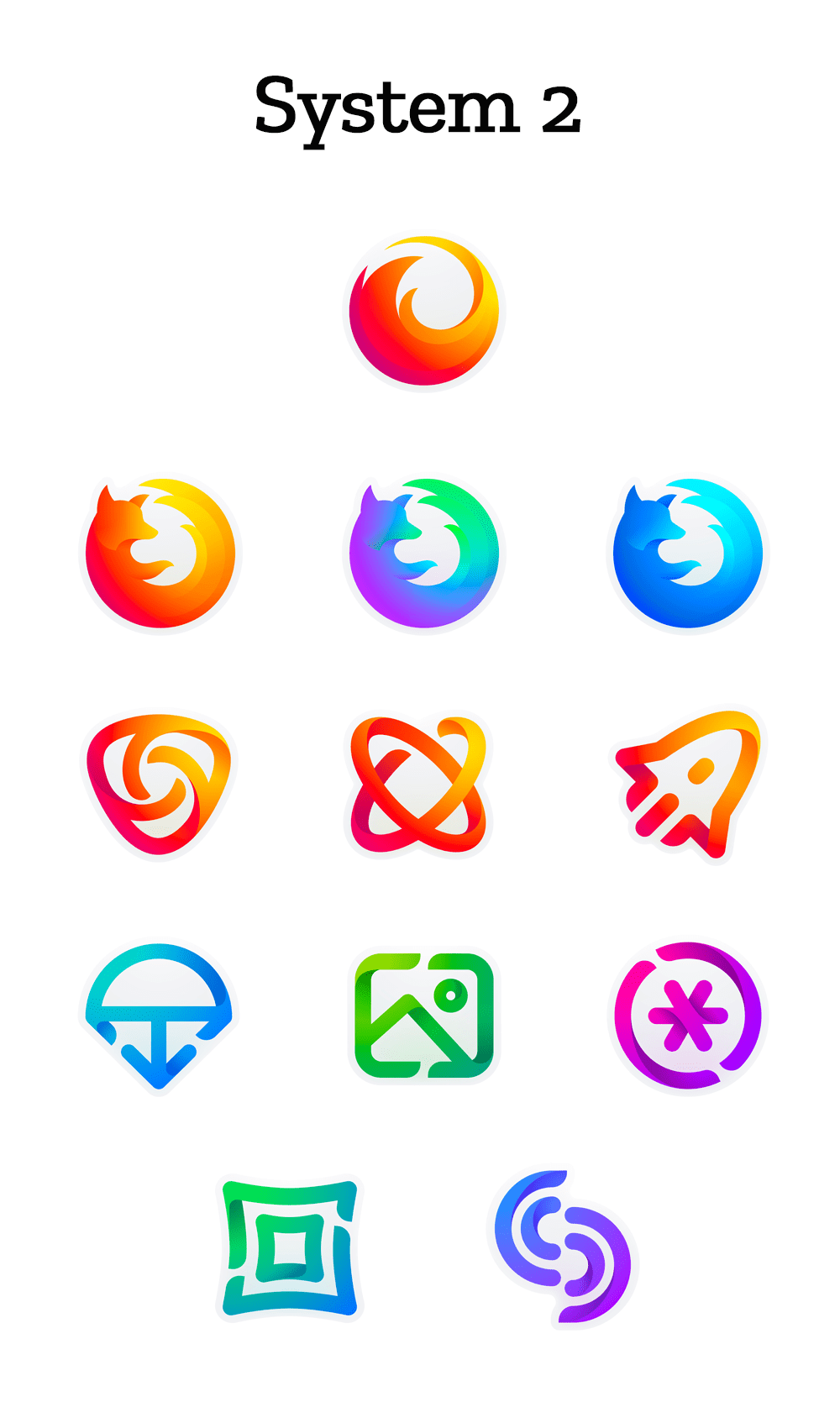 New firefox logo suggestions