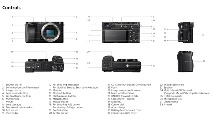 sony a6100 a6600