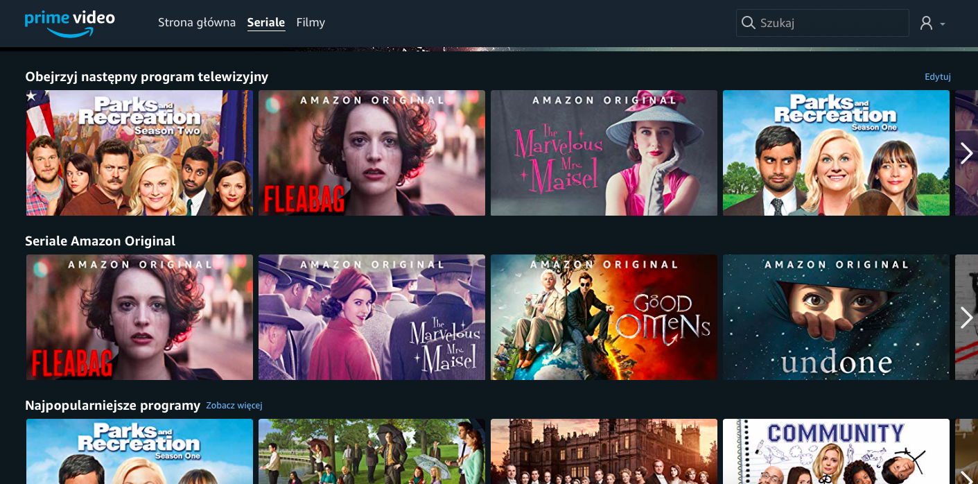 amazon prime video screen