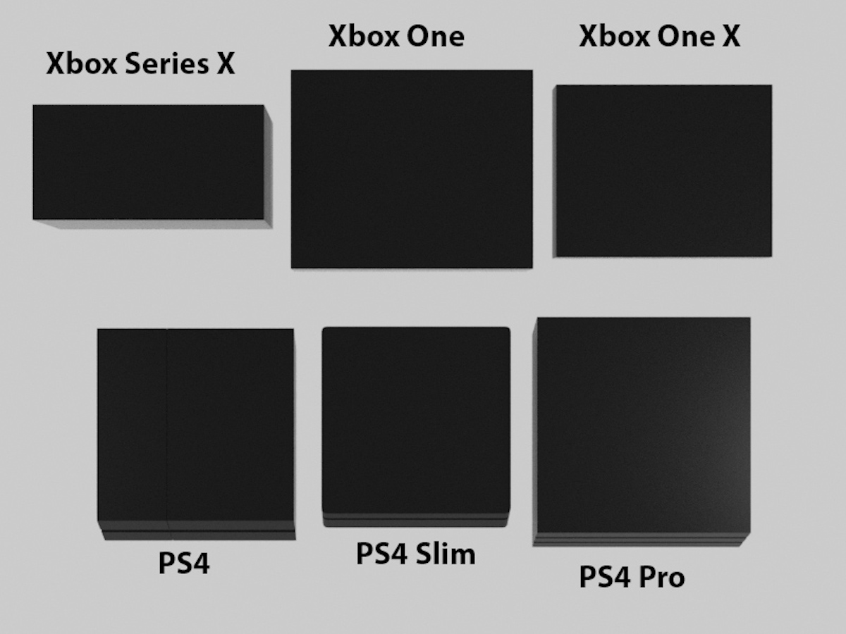 Xbox series s x сравнение. Xbox Series s Размеры сравнение. Габариты консоли Xbox Series x. Размер коробки Xbox Series s. Xbox Series s Размеры.