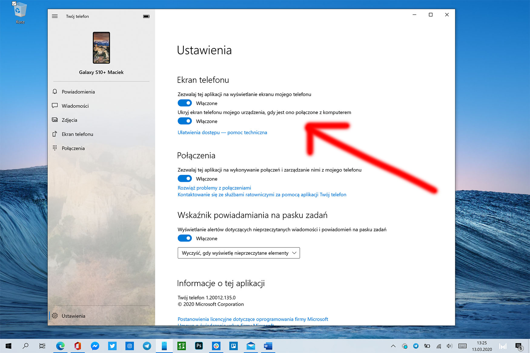 windows 10 your phone sticking how to turn off the screen