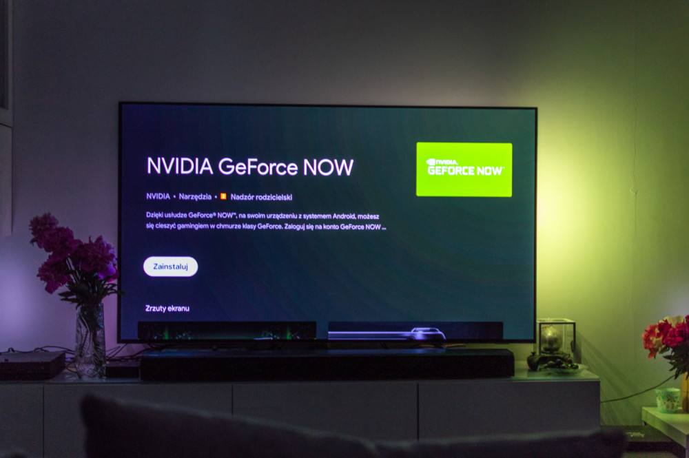 geforce now on the TV