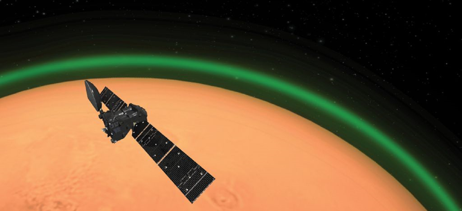 Pierwsza taka poświata poza Ziemią. Mars ma osobliwą zieloną otoczkę