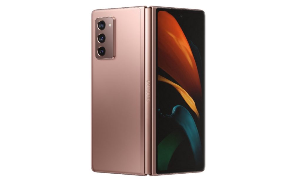 samsung galaxy with fold 2 rose gold