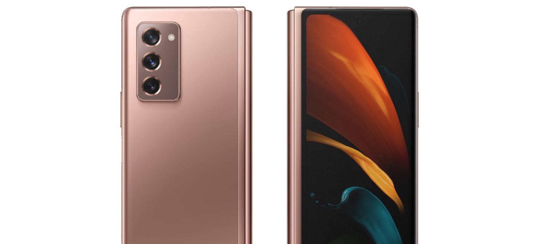 samsung galaxy z fold 2 rose gold