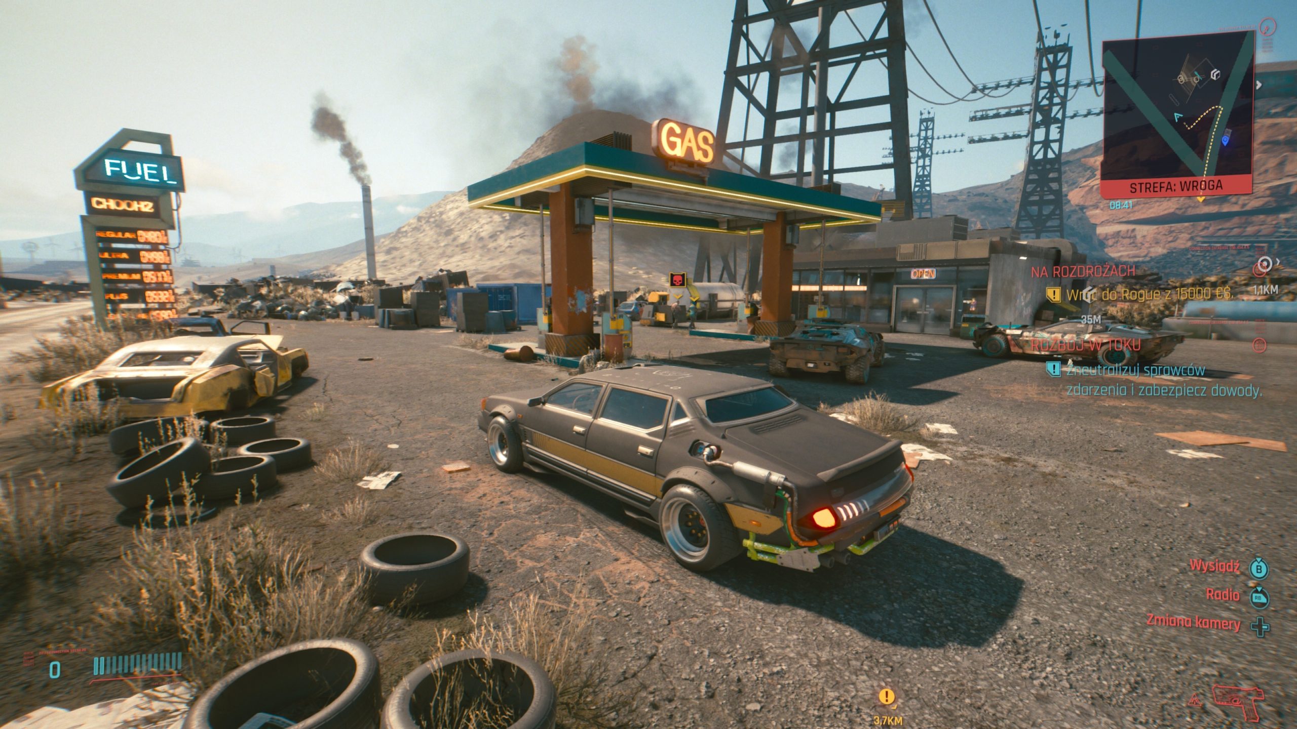 Jazda po mieście w Cyberpunk 2077 - test motoryzacyjnego aspektu