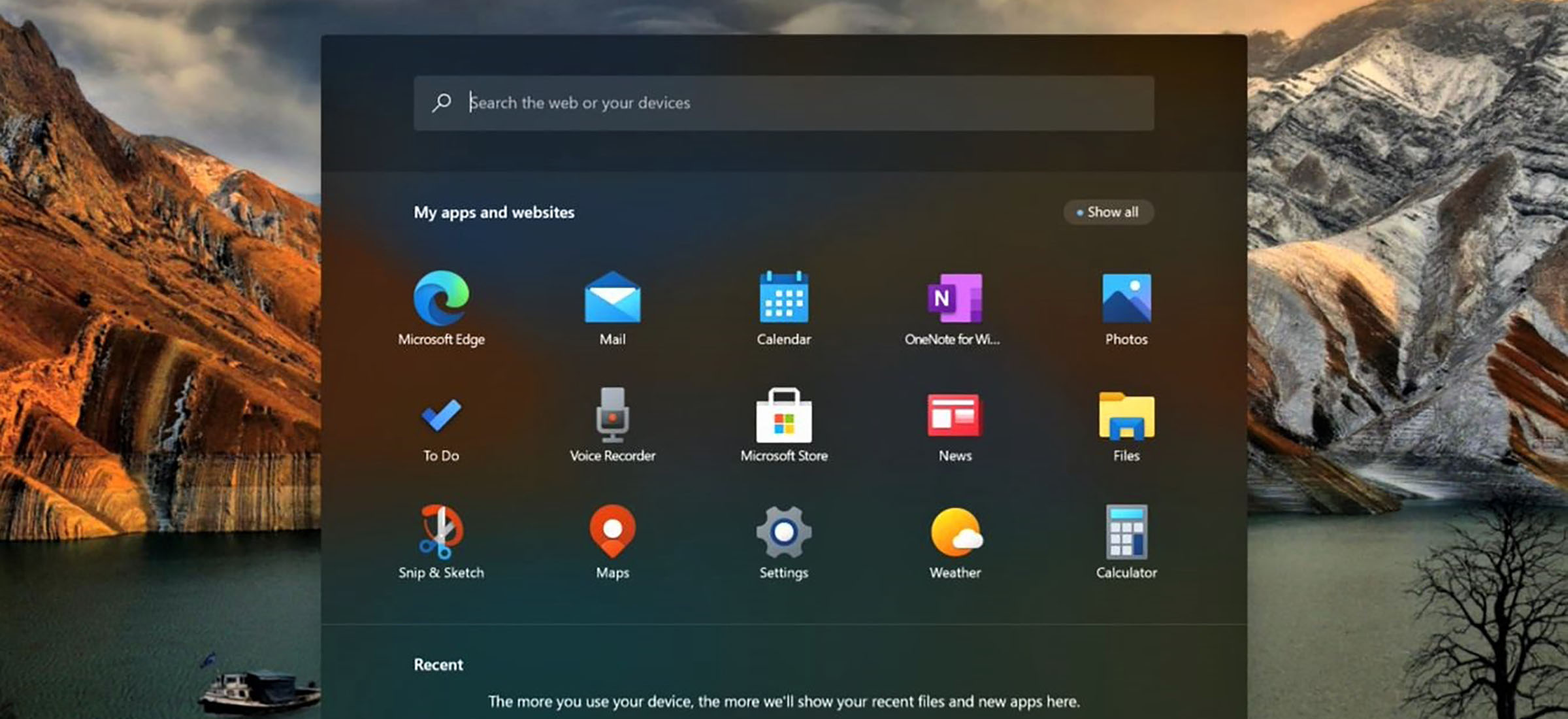 windows 10x wygląd