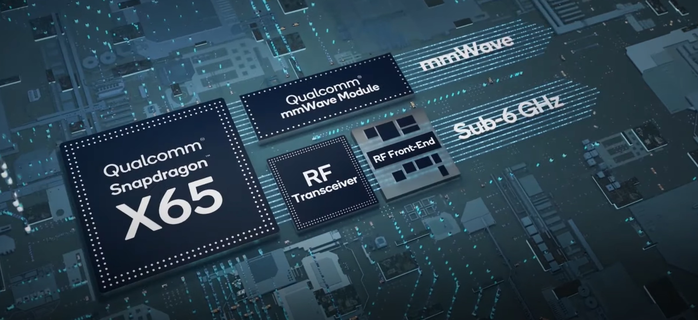 qualcomm snapdragon x65 5G modem