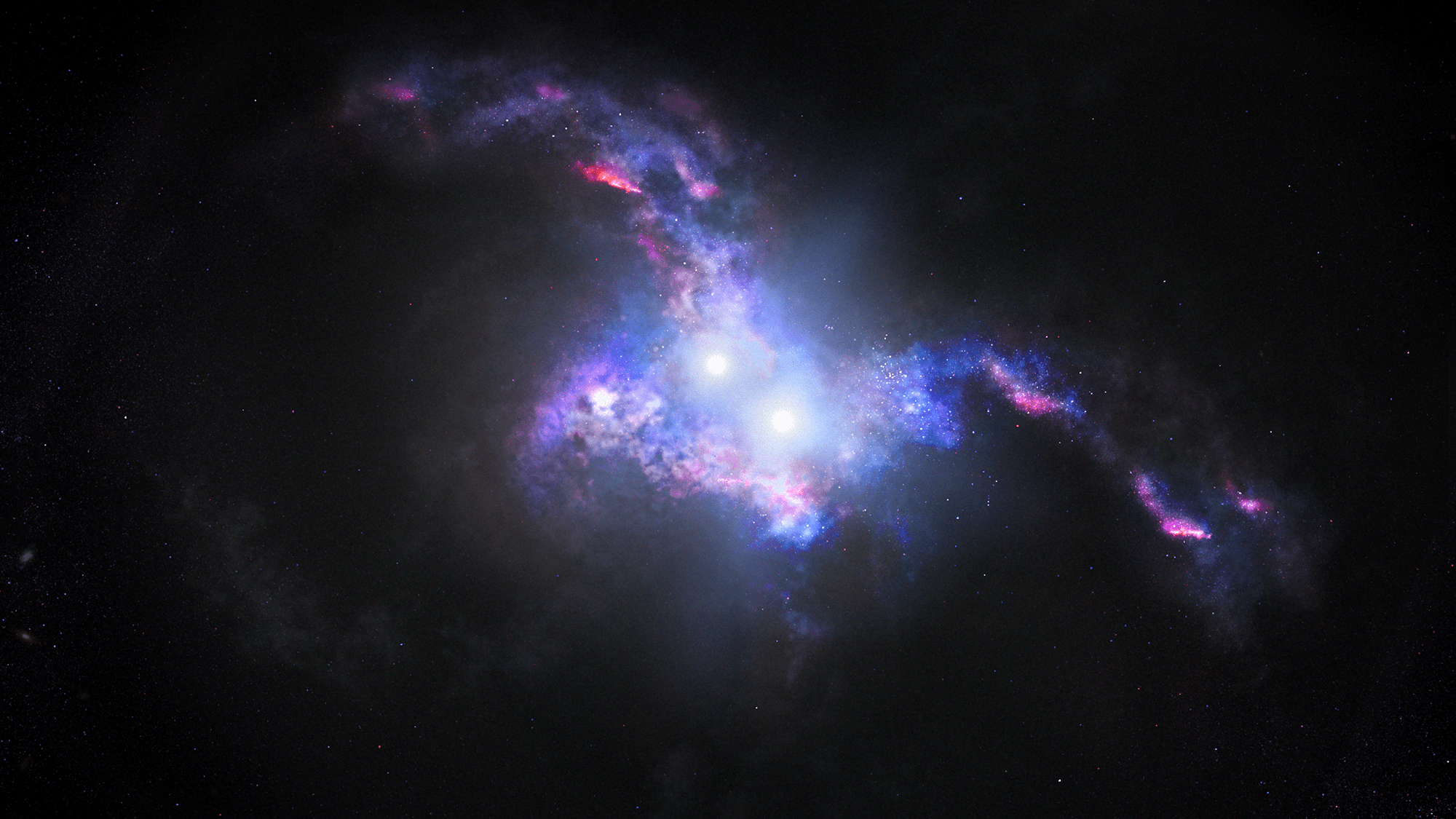 Hubble odkrywa dwa podwójne kwazary. To nowe drzwi do wczesnego wszechświata