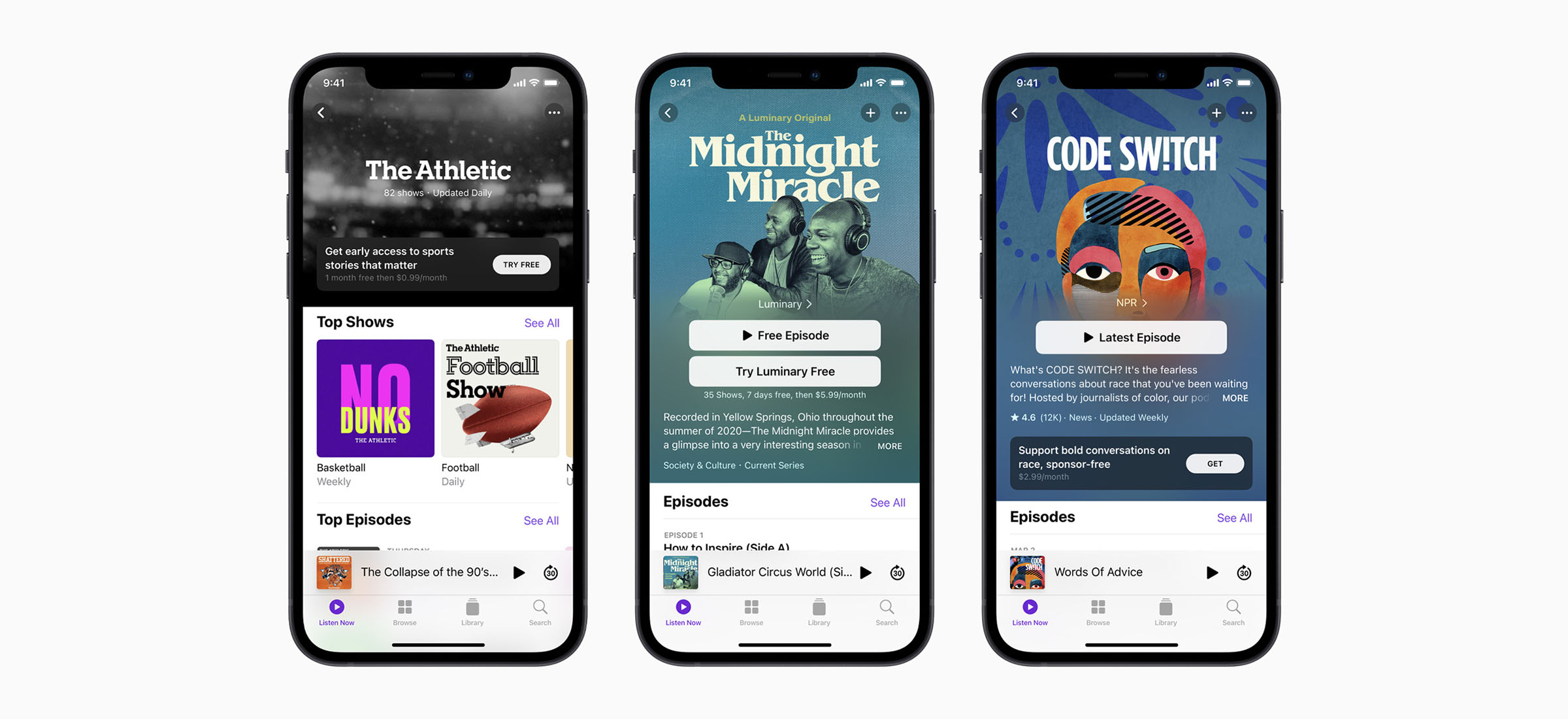 apple podcasty subskrybcje