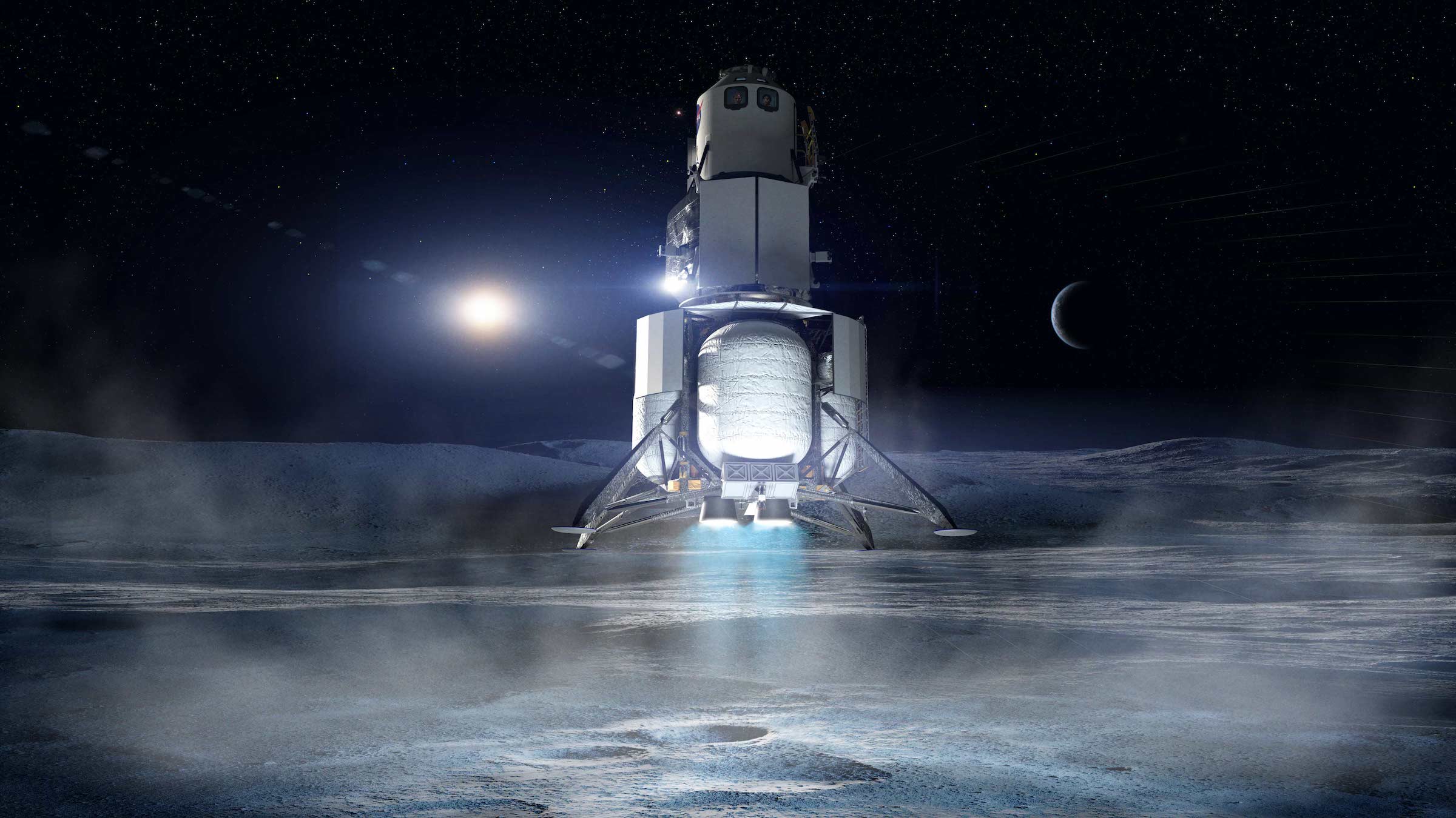 ladownik ksiezycowy blue origin