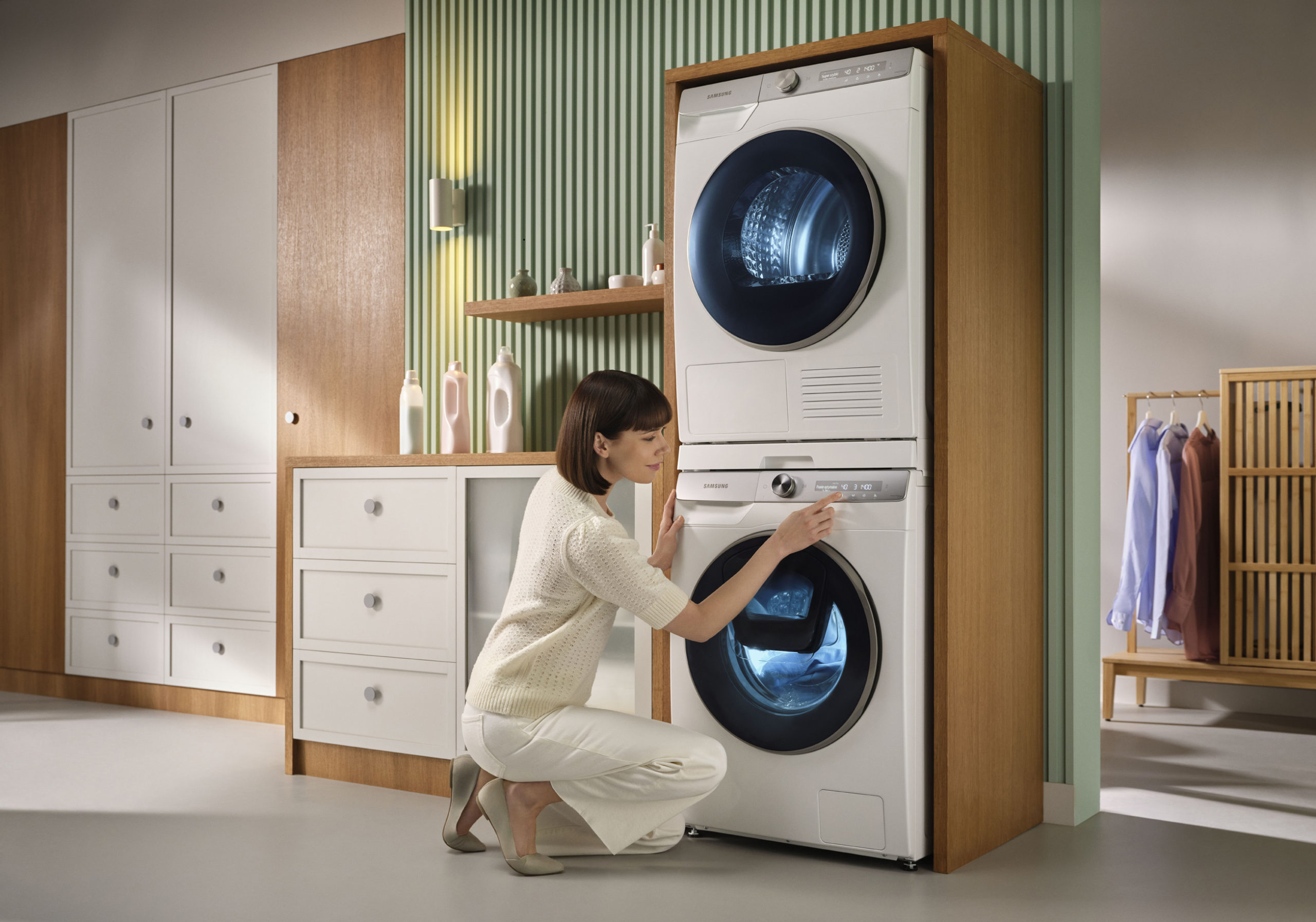 Topowe pralki i suszarki Samsung w promocji cashback do 1000 zł