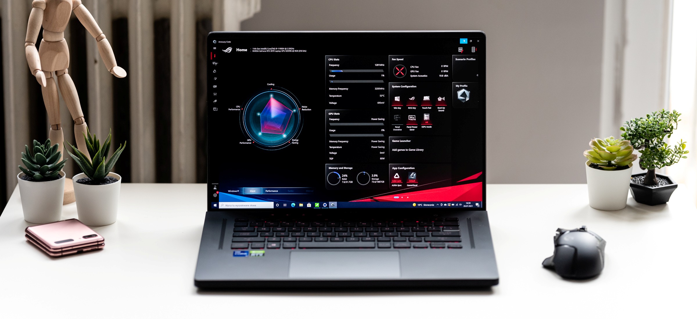 ASUS ROG Zephyrus M16 łączy ze sobą świat pracy i zabawy