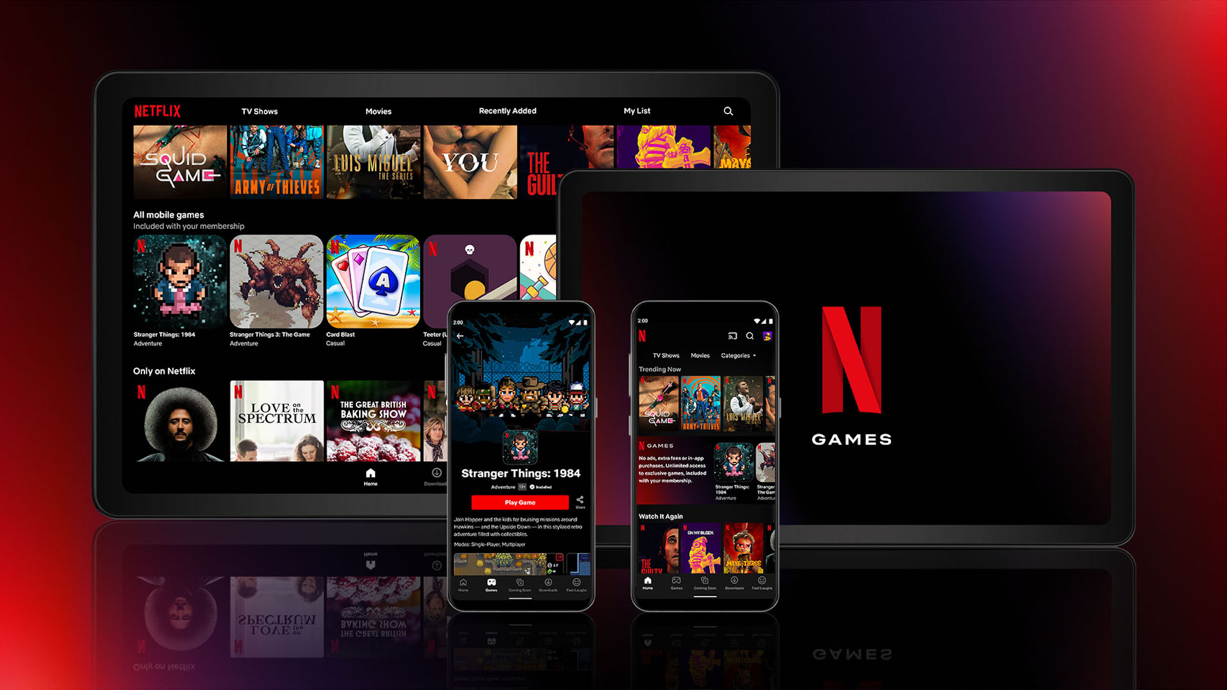 netflix gry za darmo ios iphone android stranger things