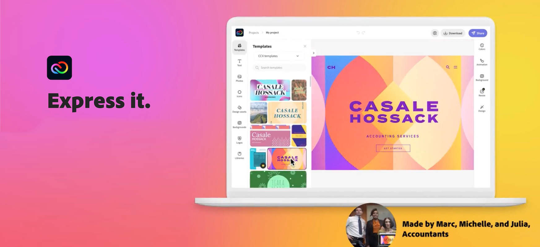 Creative Cloud Express to darmowy Photoshop online, którego potrzebujesz