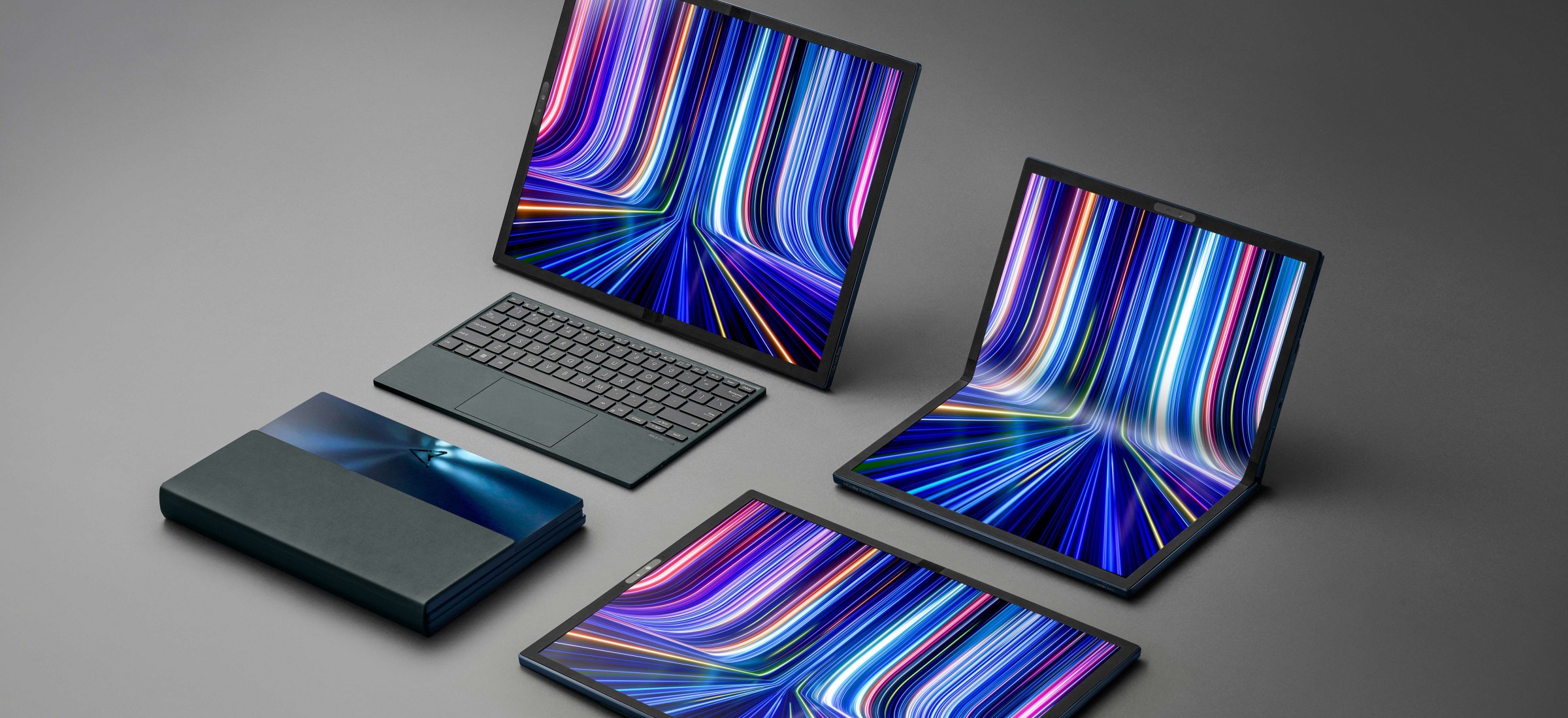 Asus ZenBook 17 Fold OLED to wielki tablet, kóry złożysz na pół