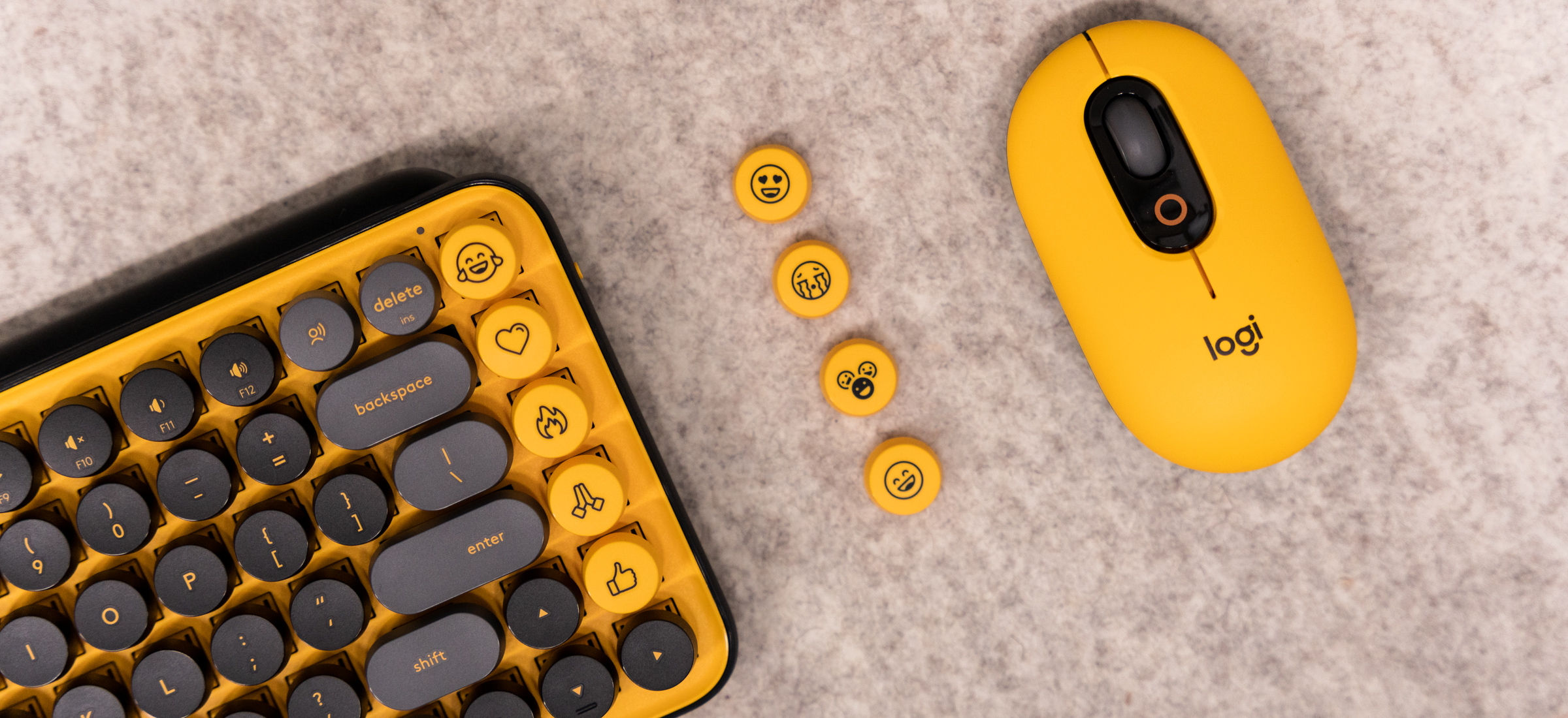 Logitech Pop Keys - test pstrokatej klawiatury z klawiszami emoji