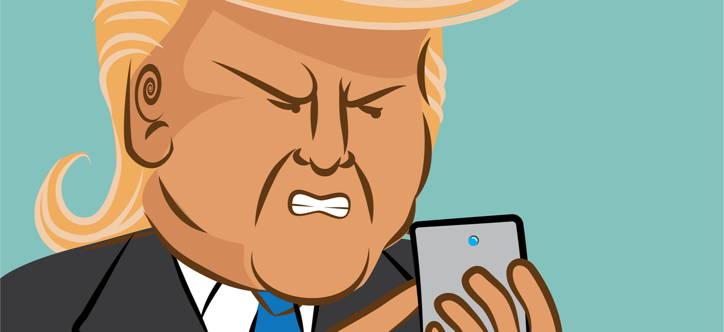 truth social trump iphone