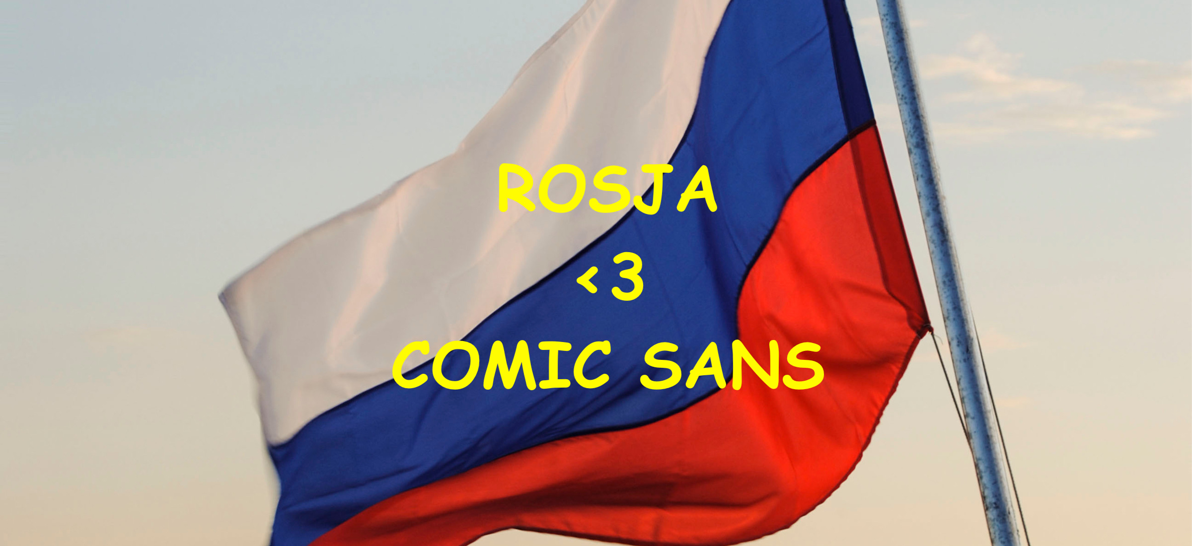 rosja fonty comic sans monotype times new roman
