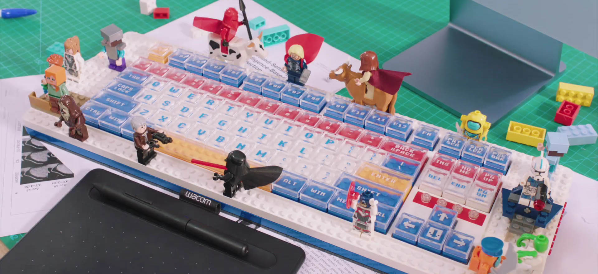 Tę klawiaturę możesz sam skonstruować. Oto pierwsza klawiatura kompatybilna z Lego