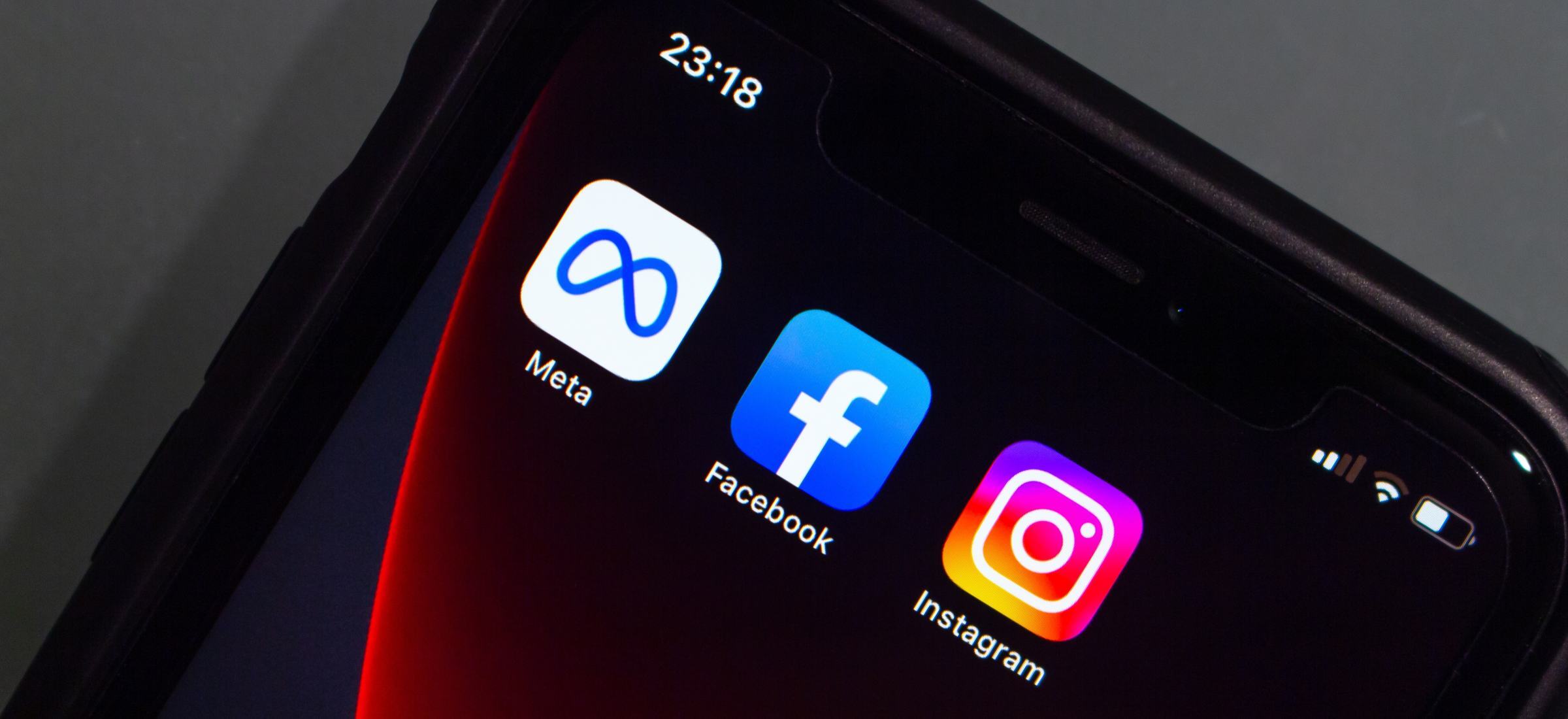 Instagram i Facebook na telefonie