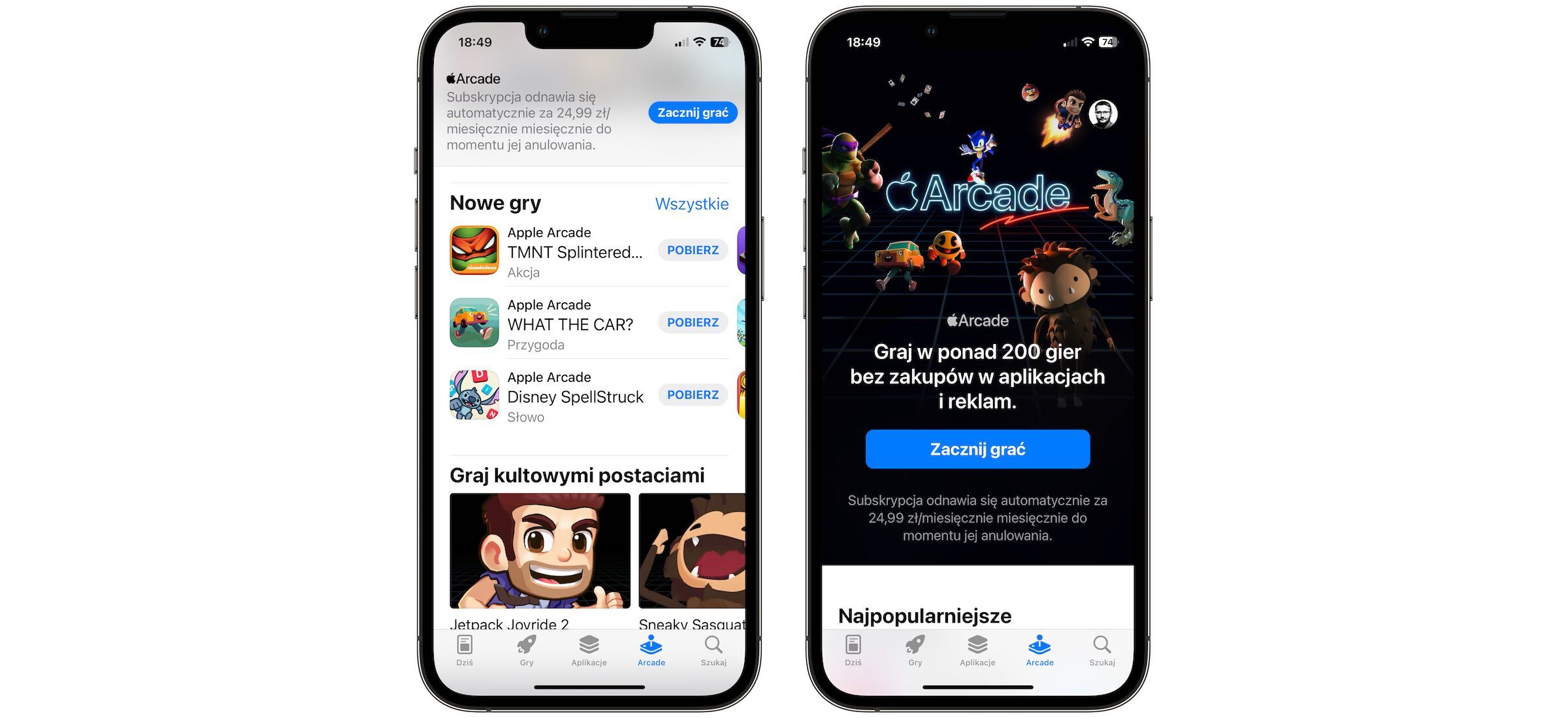 Nowe gry w Apple Arcade. W ofercie kilka kultowych klasyków