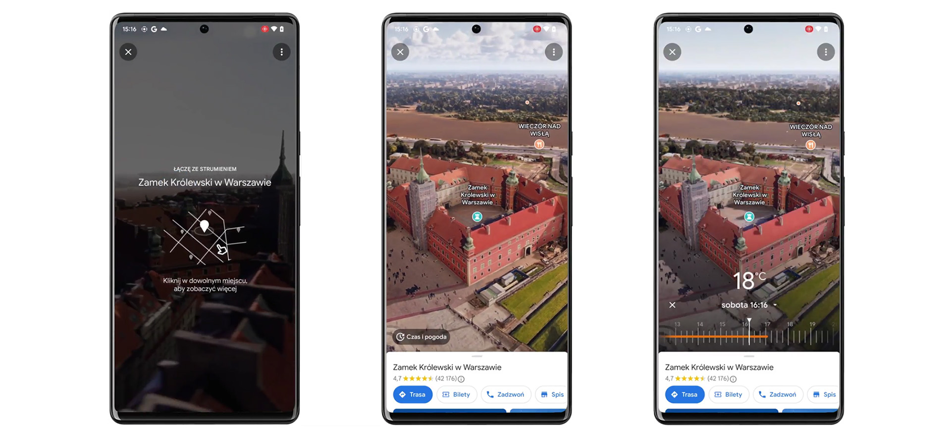 Immersive View w Polsce. Mapy Google piękne i szczegółowe jak nigdy wcześniej