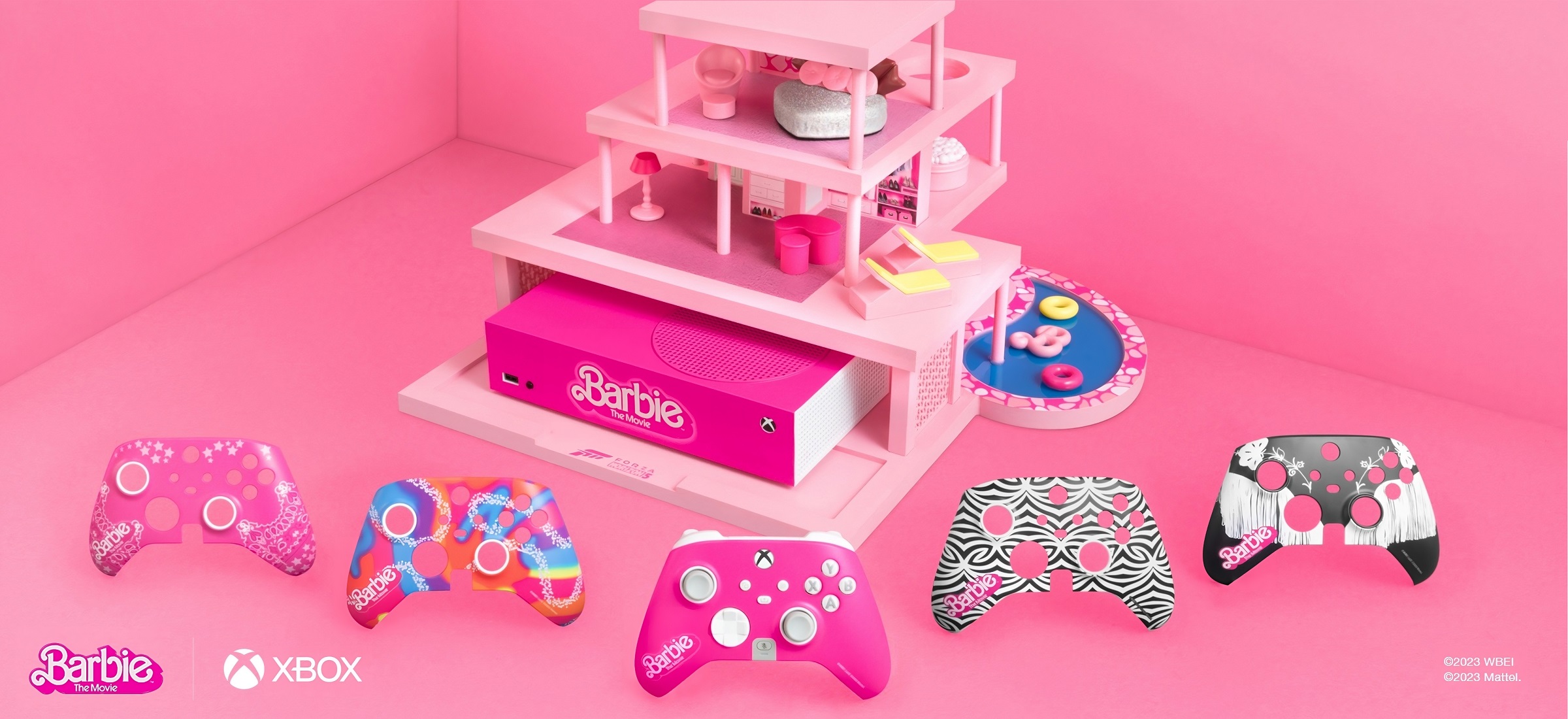 Xbox Series S w wersji Barbie