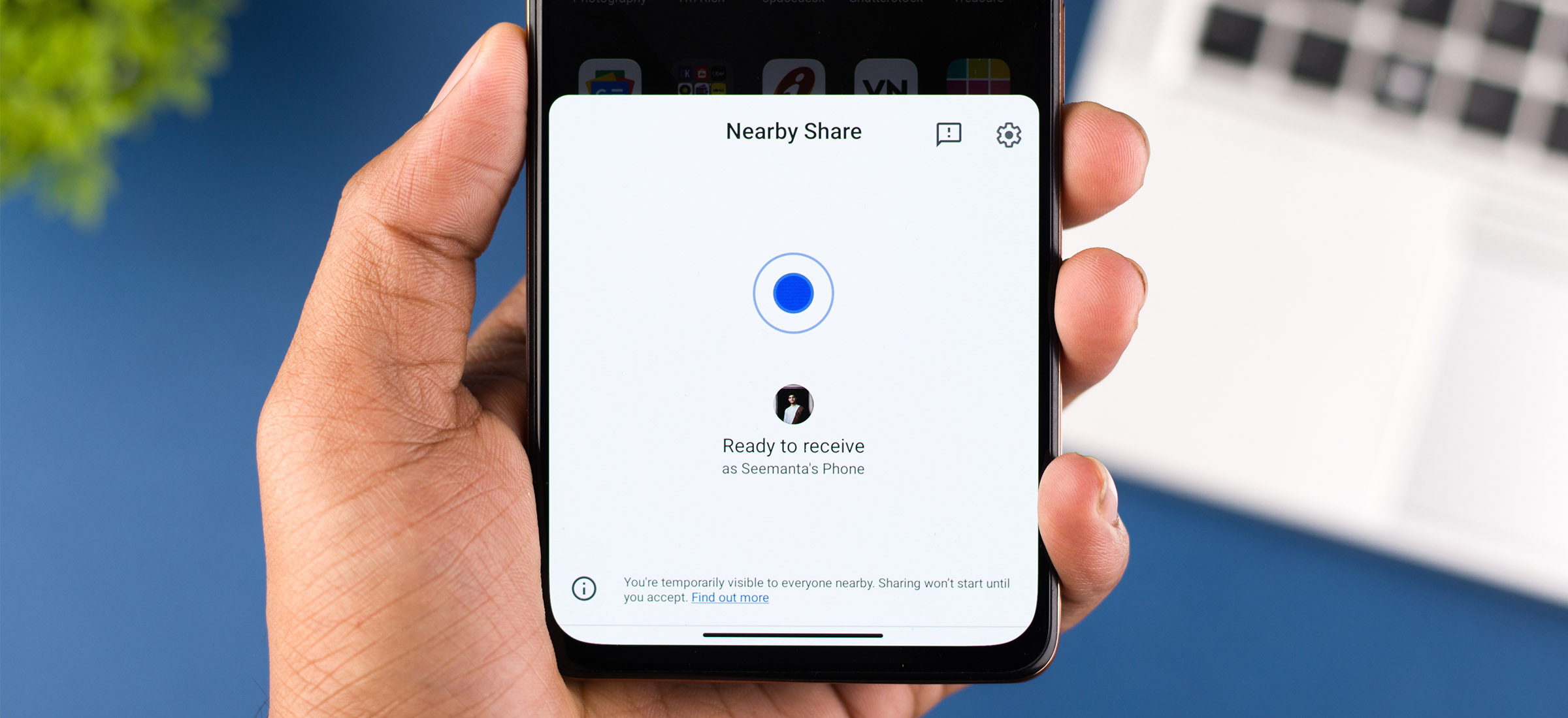Google Nearby Share na Windows