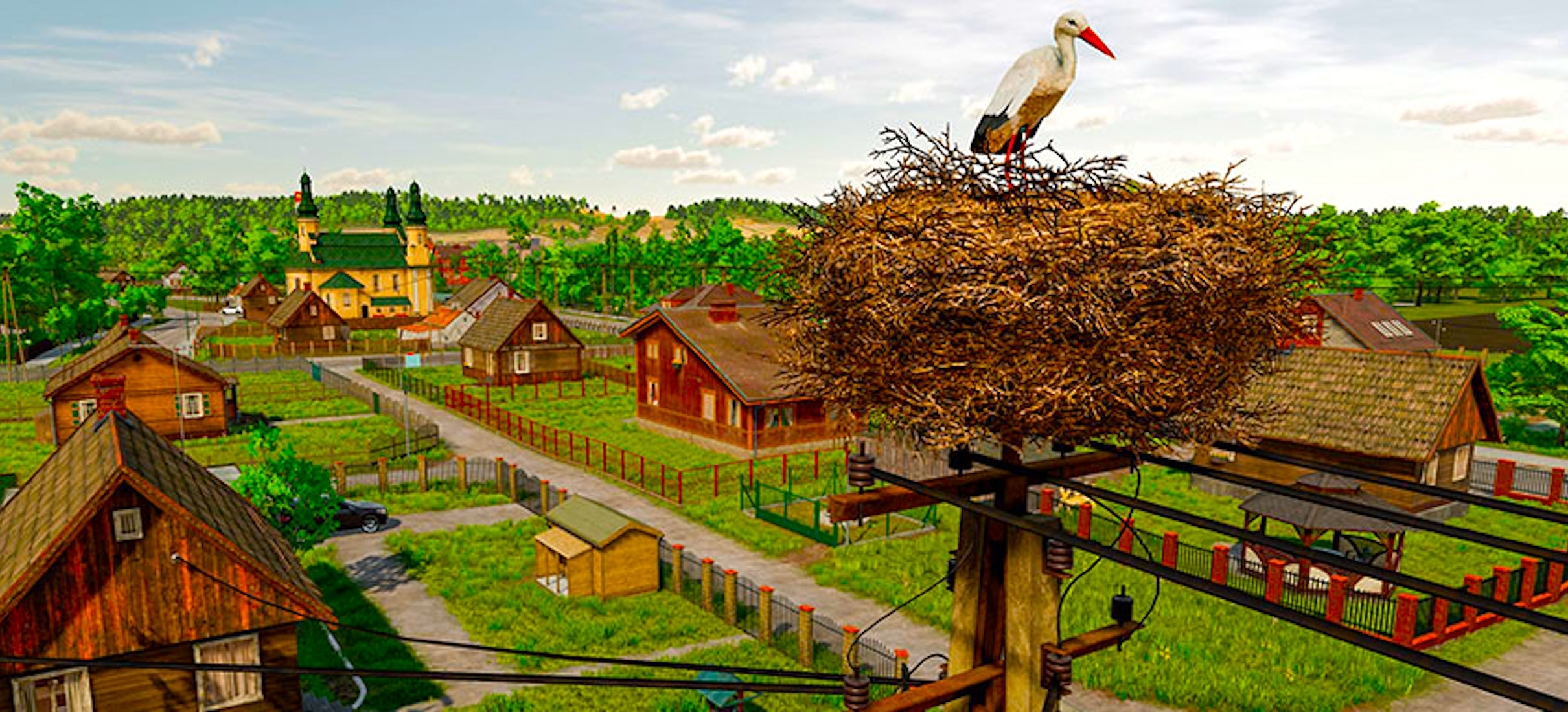 Polska wieś w Farming Simulator 22. Zwiedzam sielską Zielonkę