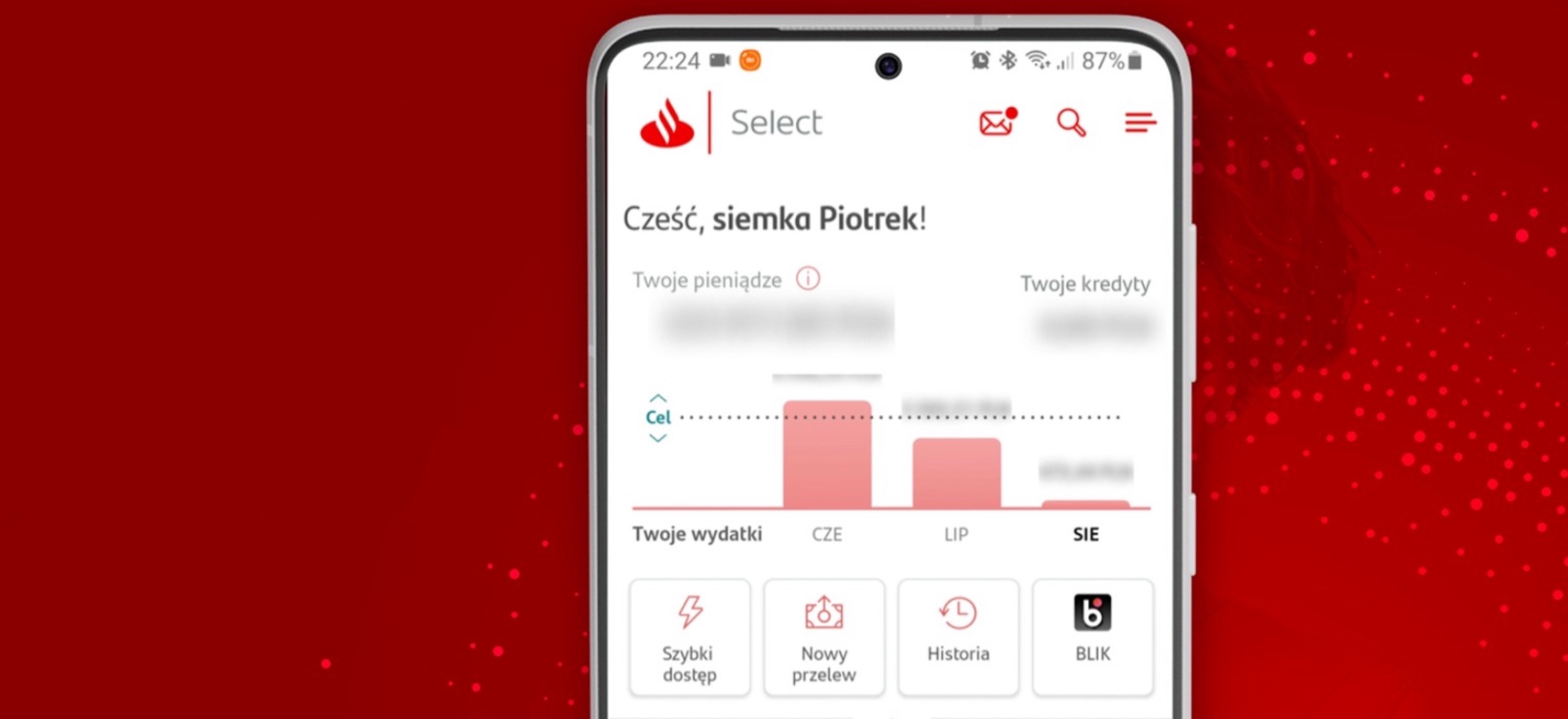 Santander ma nową aplikację. Oto nowości w Santander Mobile