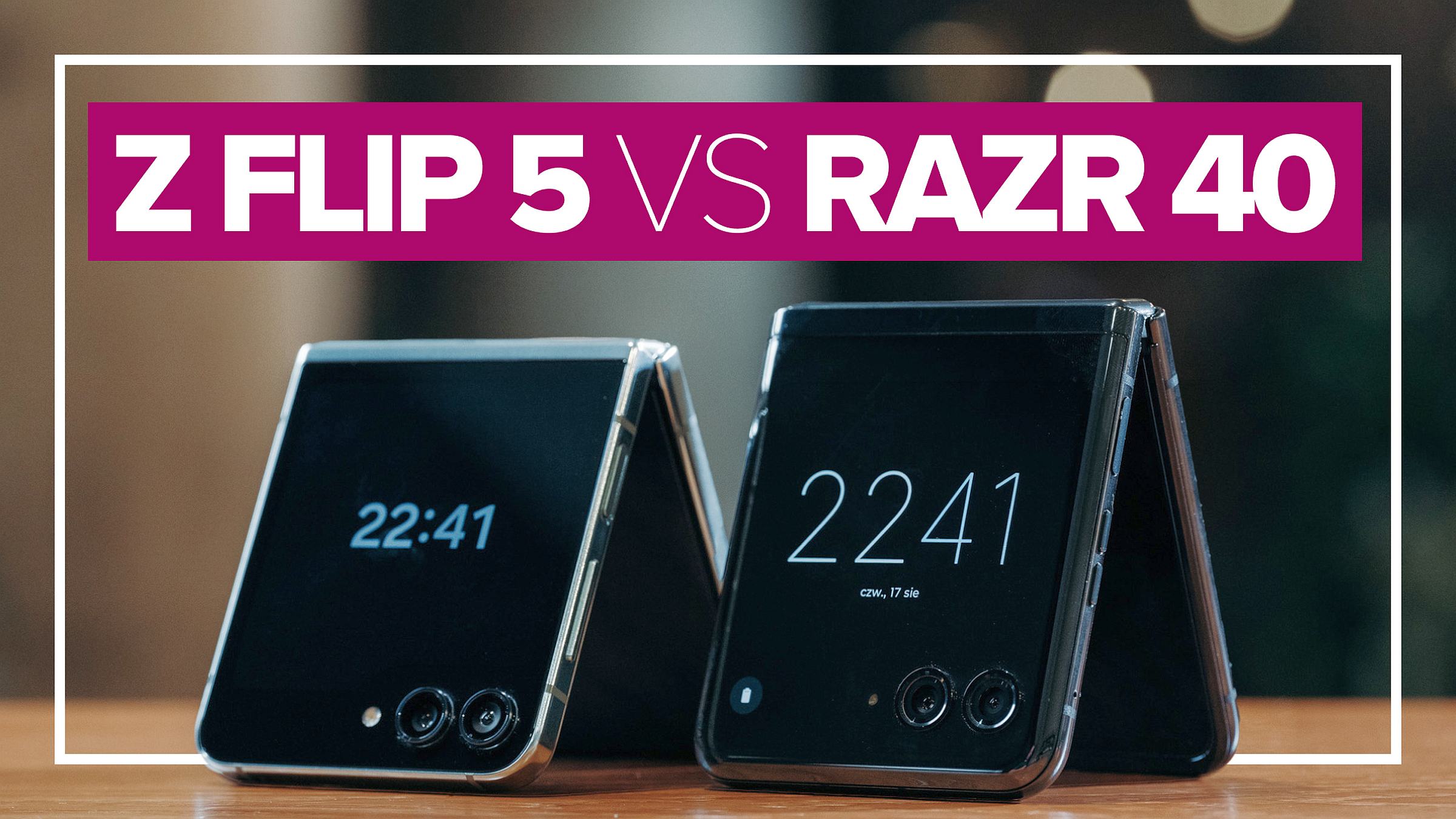 Samsung Z FLIP 5 vs Moto RAZR 40 Ultra. Który nas poskładał?